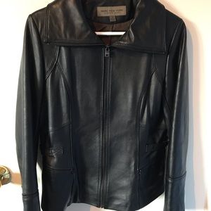 Andrew Marc Black leather jacket